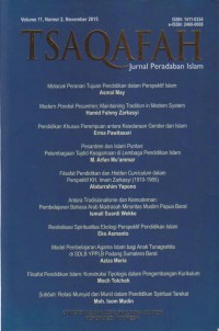 Image of TSAQAFAH JURNAL PERADABAN ISLAM