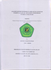 Image of ANALISIS KONSEP PENDIDIKAN AKHLAK DALAM KITAB
WASHOYA AL-ABA LIL ABNA KARYA MUHAMMAD SYAKIR
AL-ISKANDARI