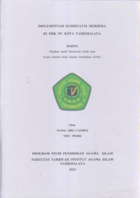 Image of IMPLEMENTASI KURIKULUM MERDEKA
DI SMK NU KOTA TASIKMALAYA
