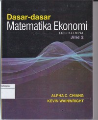 Image of DASAR- DASAR MATEMATIKA EKONOMI