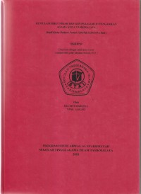 Image of KUMULASI ISBAT NIKAH DAN IZIN POLIGAMI DI PENGADILAN AGAMA KOTA TASIKMALAYA
(Studi Kasus Perkara Nomor 1246/Pdt.G/2015/PA.Tmk)