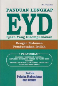 Image of PANDUAN LENGKAP EYD EJAAN YANG DISEMPURNAKAN