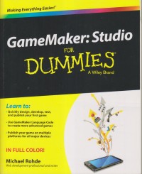 Image of GAMEMAKER:STUDIO FOR DUMMIES