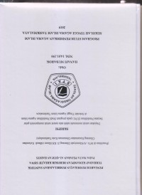 Image of PENGARUH PENDEKATAN PEMBELAJARAN SAINTIFIK TERHADAP KEMAMPUAN BERFIKIR KREATIF SISWA PADA MATA PELAJARAN AL-QUR'AN HADITS
(Penelitian di MTs. Al-Khoeriyah Ciherang Jl. KH. Khoer Affandi kelurahan Ciherang Kecamatan Cibeureum Kota Tasikmalaya)