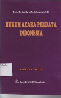 Image of HUKUM ACARA PERDATA INDONESIA