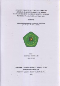 Image of ANALISIS NILAI-NILAI ETIKA DALAM KITAB
ASY-SYAMAIL AL-MUHAMMADIYAH KARYA
IMAM AT-TIRMIDZI DAN RELEVANSINYA DNGAN
PENDIDIKAN AGAMA ISLAM MASA KINI