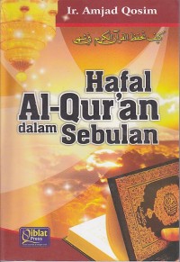 Image of HAFAL AL-QUR`AN DALAM SEBULAN