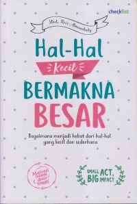 Image of Hal - Hal kecil Bermakna Besar
