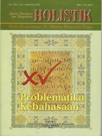 Image of HOLISTIK ; JURNAL PENELITIAN DAN PENGABDIAN