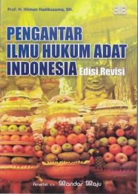 Image of PENGANTAR ILMU HUKUM ADAT INDONESIA