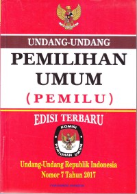 Image of UNDANG-UNDANG PEMILIHAN UMUM (PEMILU)