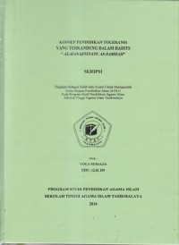Image of KONSEP PENDIDIKAN TOLERANSI YANG TERKANDUNG DALAM HADITS 