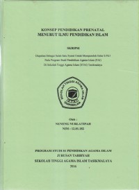 Image of KONSEP PENDIDIKAN PRENATAL MENURUT ILMU PENDIDIKAN ISLAM