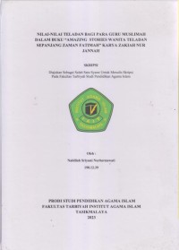 Image of NILAI-NILAI TELADAN BAGI PARA GURU MUSLIMAH 
DALAM 