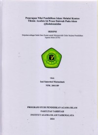 Image of PENGARUH MODERASI BERAGAMA TERHADAP
KARAKTER SISWA KELAS X DI SMKN 1 KOTA
TASIKMALAYA
