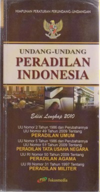 Image of UNDANG-UNDANG PERADILAN INDONESIA