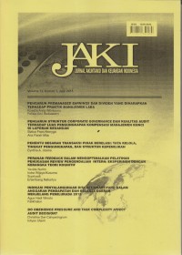 Image of JAKI JURNAL AKUNTANSI DAN KEUANGAN INDONESIA