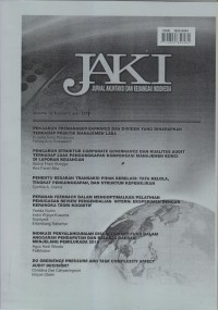 Image of JAKI JURNAL AKUNTANSI DAN KEUANGAN INDONESIA