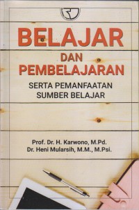 Image of BELAJAR DAN PEMBELAJARAN SERTA PEMANFAATAN SUMBER BELAJAR
