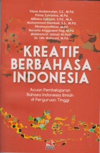 Image of KREATIFITAS BERBAHASA INDONESIA