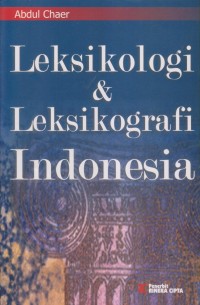 Image of LEKSIKOLOGI & LEKSIKOGRAFI INDONESIA