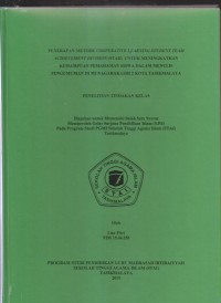 Image of PENERAPAN METODE COOPERATIVE LEARNING STUDENT TEAM ACHIEVMENT DIVISION (STAD) UNTUK MENINGKATKAN KEMAMPUAN PEMAHAMAN SISWA DALAM MENULIS PENGUMUMAN DI MI NAGARAKSIH 2 KOTA TASIKMALAYA