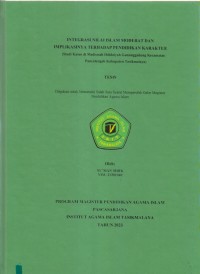 Image of INTEGRASI NILAI ISLAM MODERAT DAN 
IMPLIKASINYA TERHADAP PENDIDIKAN KARAKTER
(Studi Kasus di Madrasah Ibtidaiyah Gununggadung Kecamatan Pancatengah Kabupaten Tasikmalaya)