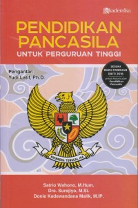 Image of PENDIDIKAN PANCASILA UNTUK PERGURUAN TINGGI