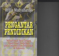 Image of PENGANTAR PENDIDIKAN
