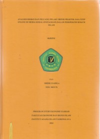 Image of ANALISIS RISIKO DAN PELUANG BISNIS PRAKTIK JASA TITIP
ONLINE DI MEDIA SOSIAL (INSTAGRAM) DALAM PERSPEKTIF HUKUM ISLAM