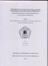 Image of IMPLEMENTASI NILAI-NILAI KEAGAMAAN MELALUI KARISMA DALAM PENINGKATAN KESADARAN SHALAT BERJAMAAH BAGI SISWA DI SMK MANANGGA PRATAMA KOTA TASIKMALAYA
(PENELITIAN DESKRIPTIF ANALITIK DI SMK MANANGGA PRATAMA KOTA TASIKMALAYA