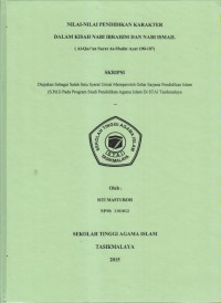 Image of NILAI-NILAI PENDIDIKAN KARAKTER DALAM KISAH NABI IBRAHIM DAN NABI ISMAIL
(AL-QUR'AN SURAT AS-SHAFAT AYAT 100-107)