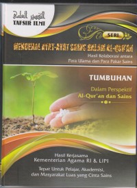 Image of TAFSIR ILMI
Mengenal Ayat-Ayat Sains Dalam Al-Qur'an TUMBUHAN JILID 4