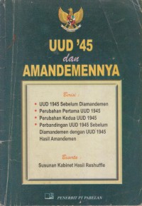 Image of UUD'45 DAN AMANDEMENNYA