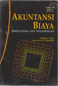 Image of AKUNTANSI BIAYA
PERENCANAAN DAN PENGENDALIAN