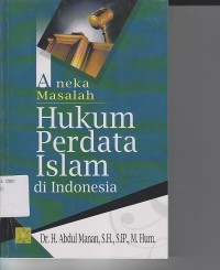 Image of Aneka Masalah HUKUM PERDATA ISLAM Di Indonesia