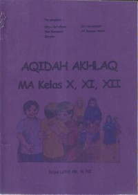 Image of AQIDAH AKHLAQ MA KELAS X, XI, XII