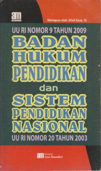 Image of BADAN HUKUM PENDIDIKAN DAN SISTEM PENDIDIKAN NASIONAL