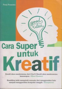 Image of CARA SUPER UNTUK KREATIF