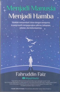 Image of MENJADI MANUSIA MENJADI HAMBA