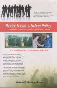 Image of MODAL SOSIAL & URBAN POLICY