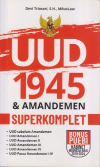 Image of UUD 1945 & AMANDEMEN SUPERKOMPLET
