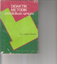 Image of DIDAKTIK METODIK PENDIDIKAN UMUM