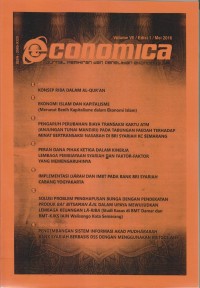Image of ECONOMICA JURNAL PEMIKIRAN DAN PENELITIAN EKONOMI ISLAM