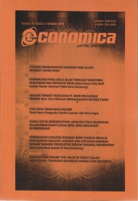Image of ECONOMICA JURNAL EKONOMI ISLAM