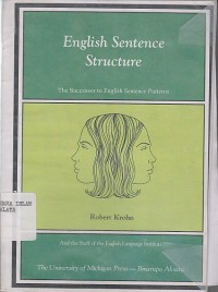 Image of ENGLISH SENTENCE STRUCTURE