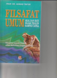 Image of FILSAFAT UMUM