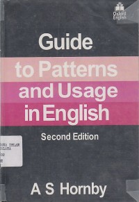 Image of GUIDE TO PATTERNS AND USAGE IN ENGLISH