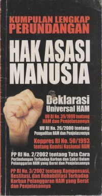 Image of KUMPULAN LENGKAP PERUNDANGAN HAK ASASI MANUSIA