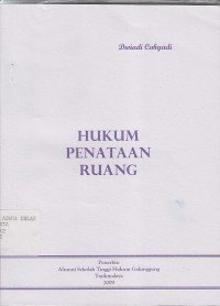 Image of HUKUM PENATAAN RUANG
